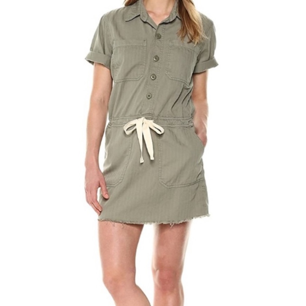 NWOT Lucky brand cargo dress in olive green NWOT